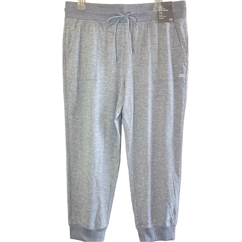 ⬇️NWT GAPFit Brushed Tech Jersey Ankle Joggers - Picture 2 of 5